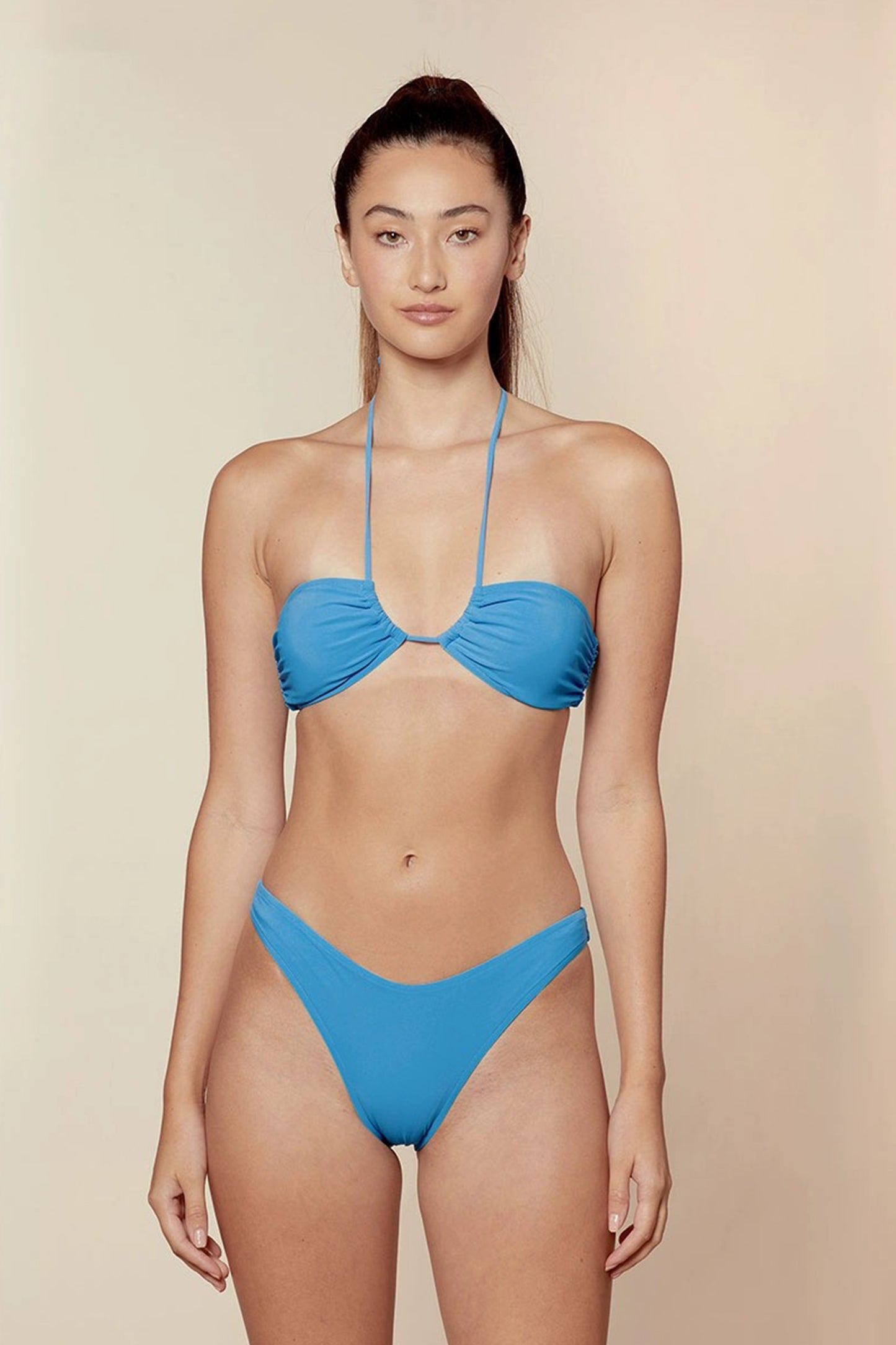 Halter Bandeau Bikini Set