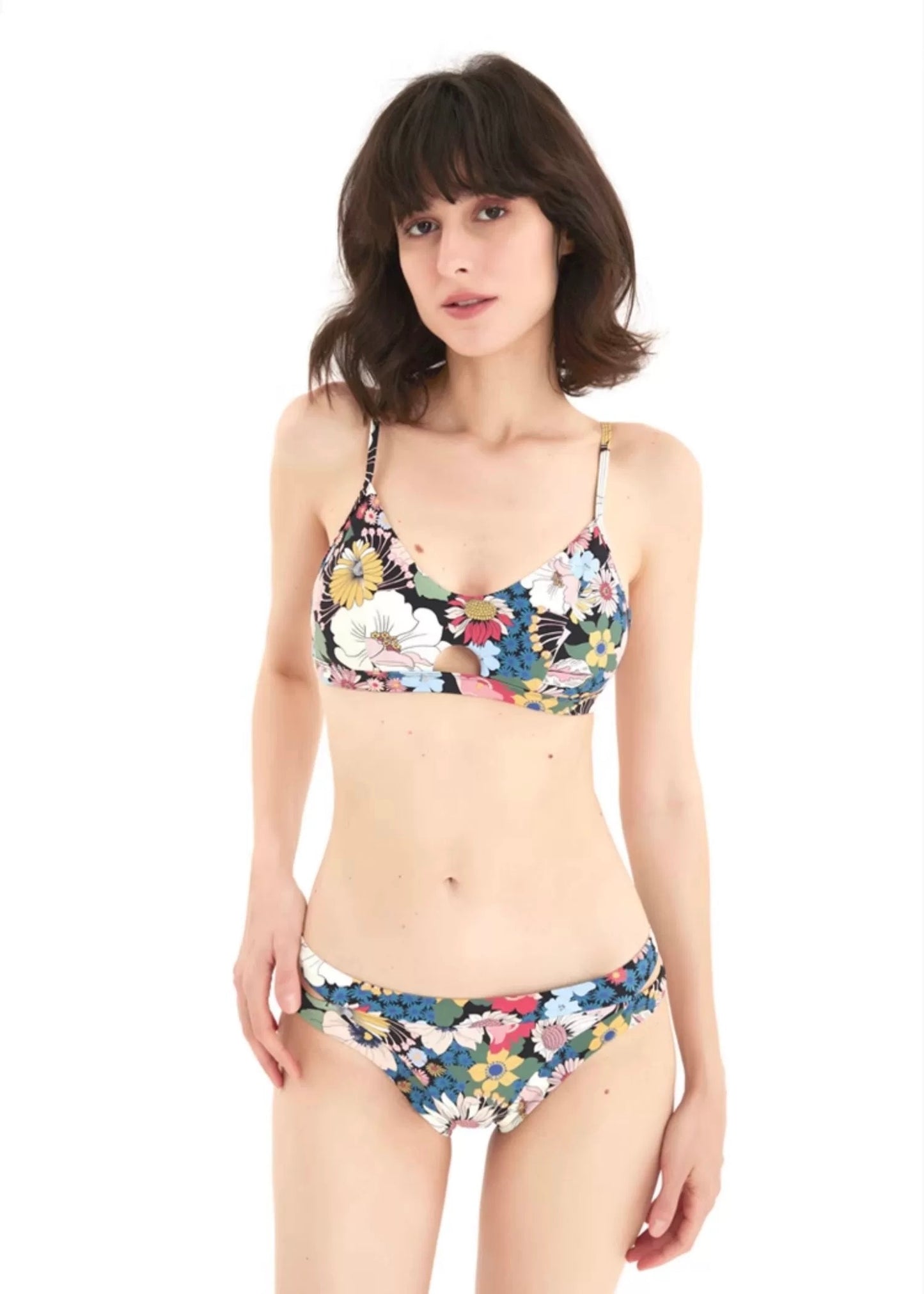 Cut-out Detail Bikini Set